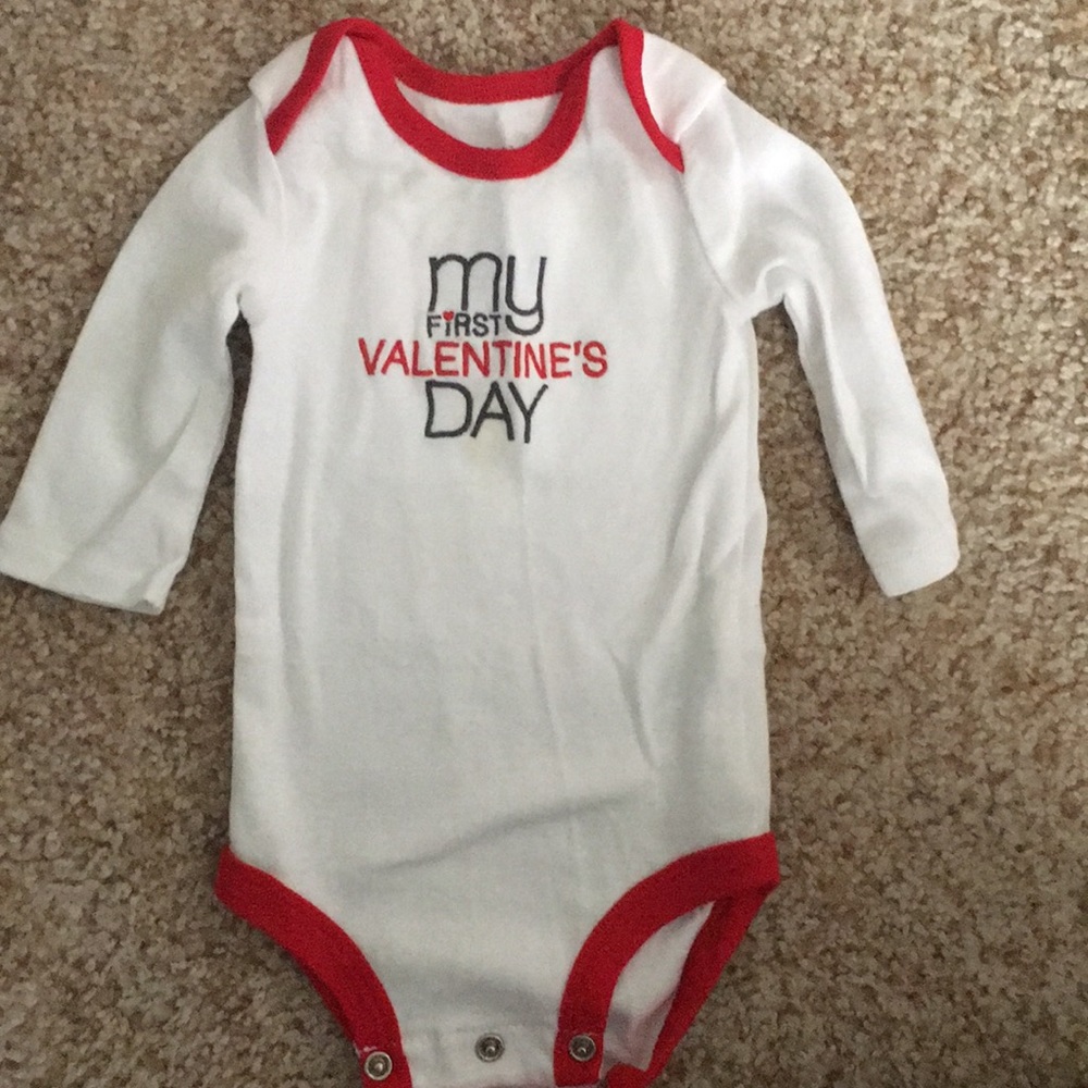 My First Valentines Day onesie